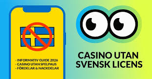 Casinon Utan Svensk Licens En Guide till Alternativa Spelupplevelser Casinon Utan Svensk Licens En Guide till Alternativa Spelupplevelser